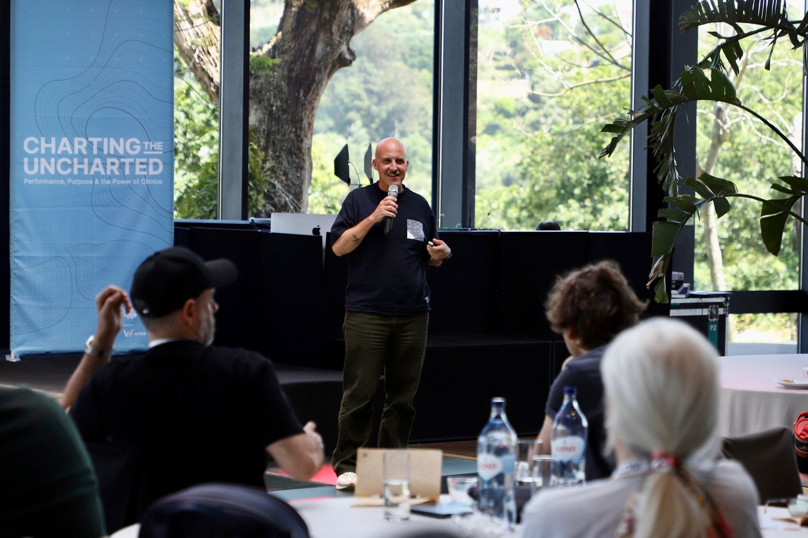 Richard Muscat Azzopardi speaking at an ICOM event in Porto